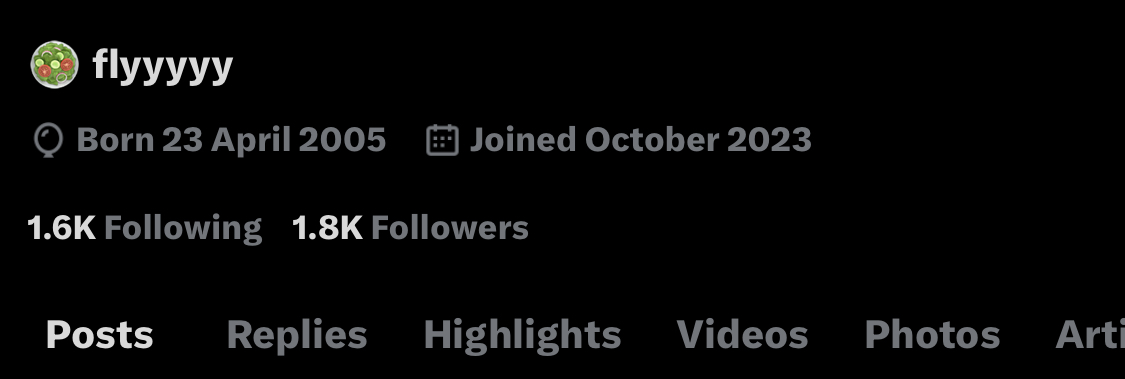 X account