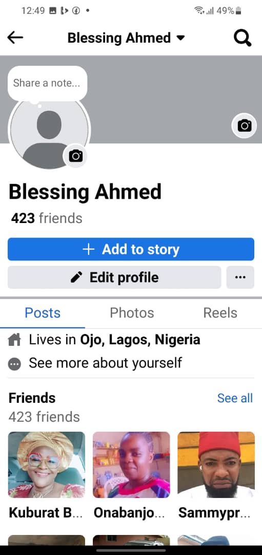 Blessing Ahmed