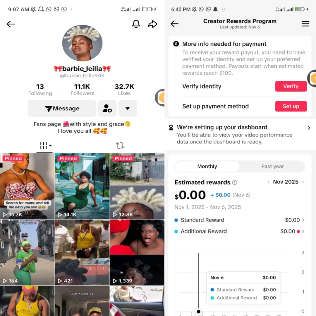 Monetized 💰 UK TikTok