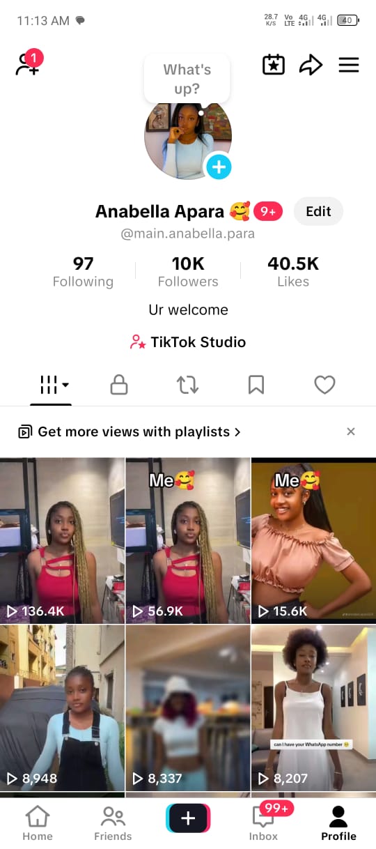 U.K Monetized TikTok account