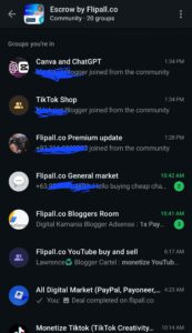 Flipall.co WhatsApp Community