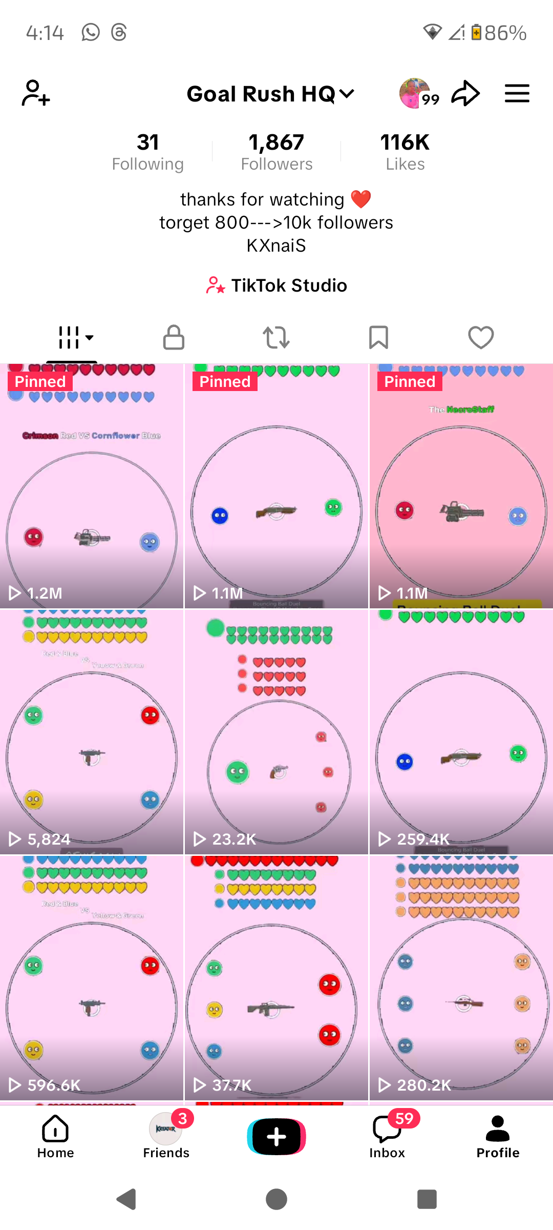 Gaming most viral account