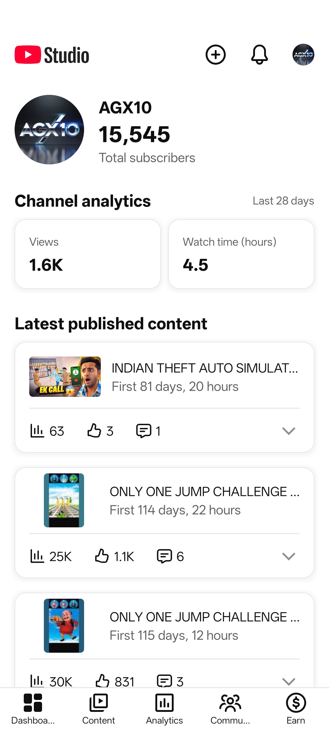 Youtube channel