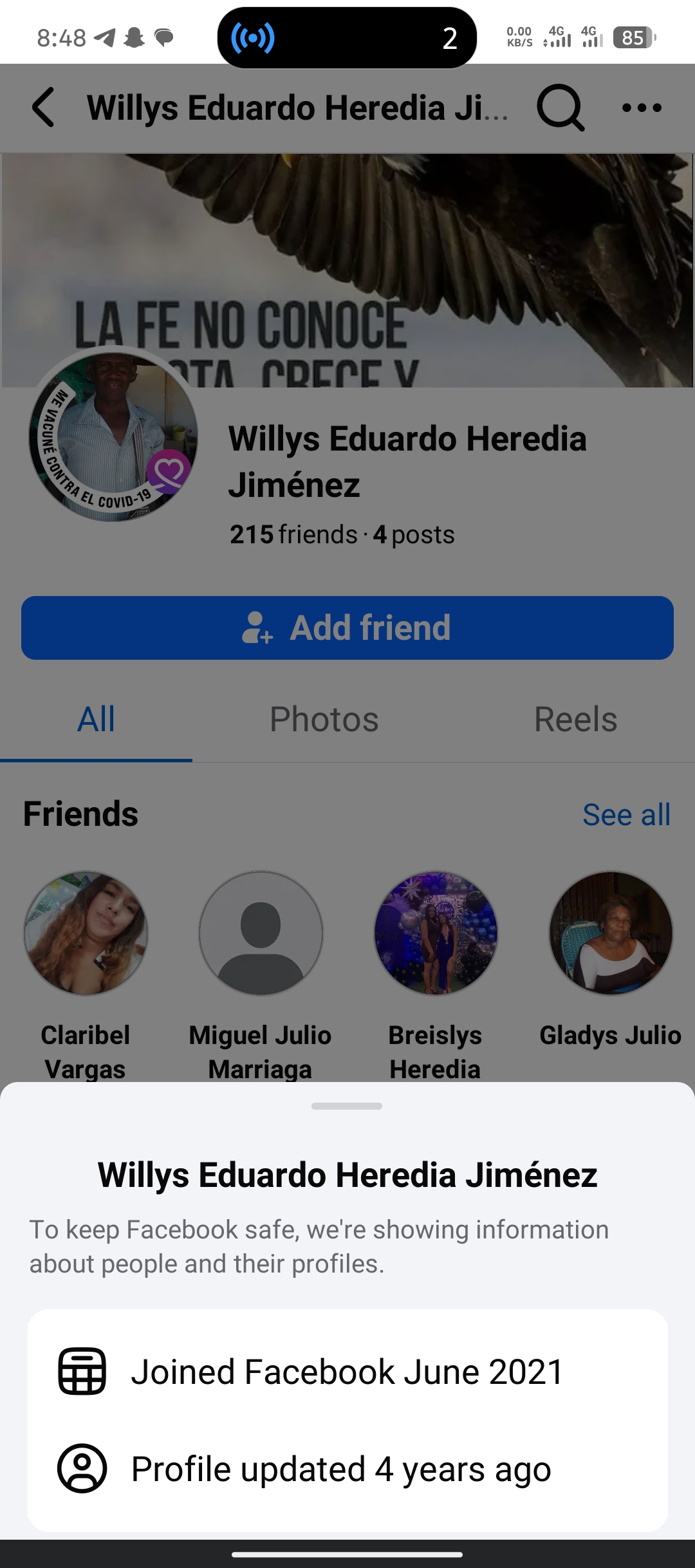 You’ll get 4years Facebook account