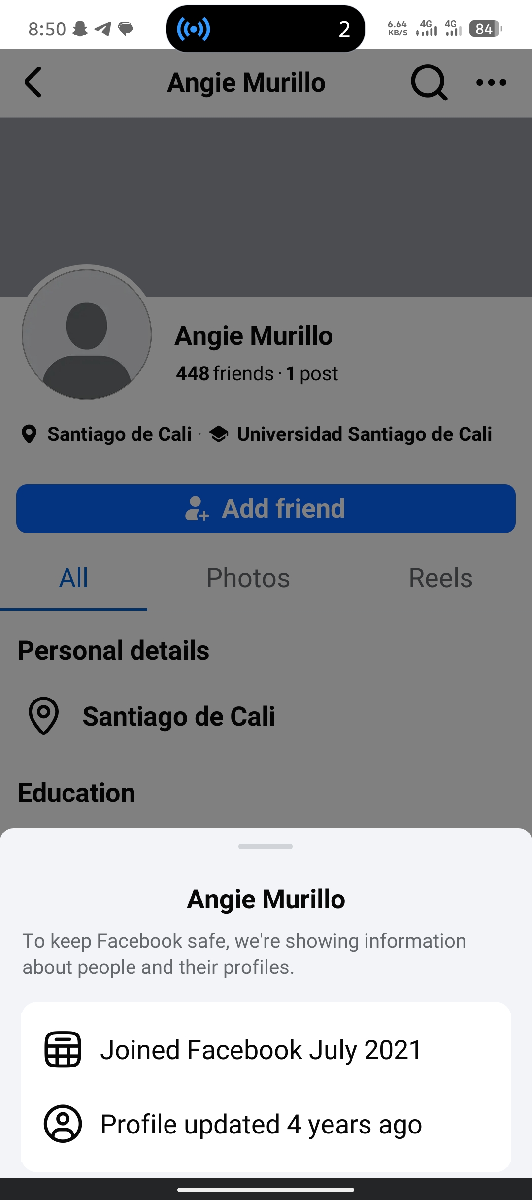 You’ll get 4years strong south America dating Facebook a