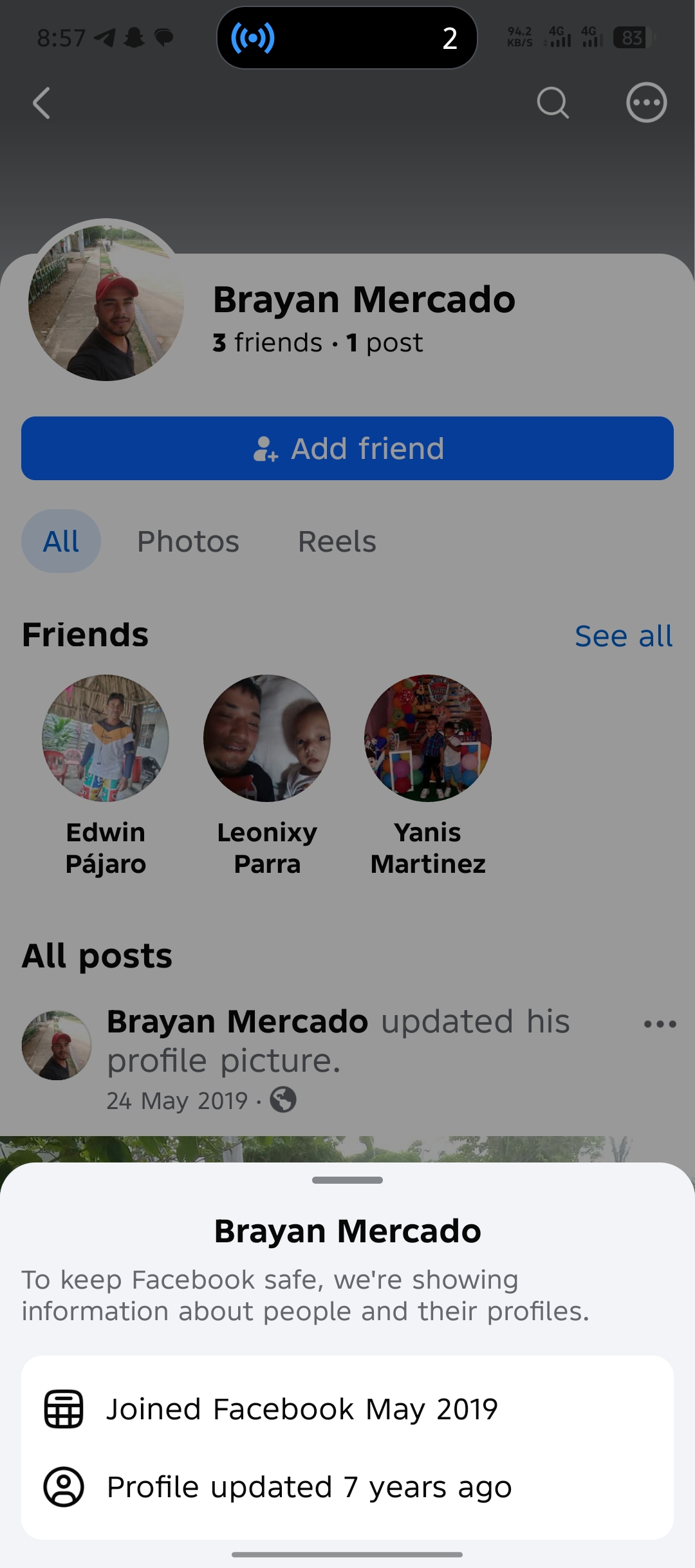 You’ll get 7years strong Facebook account
