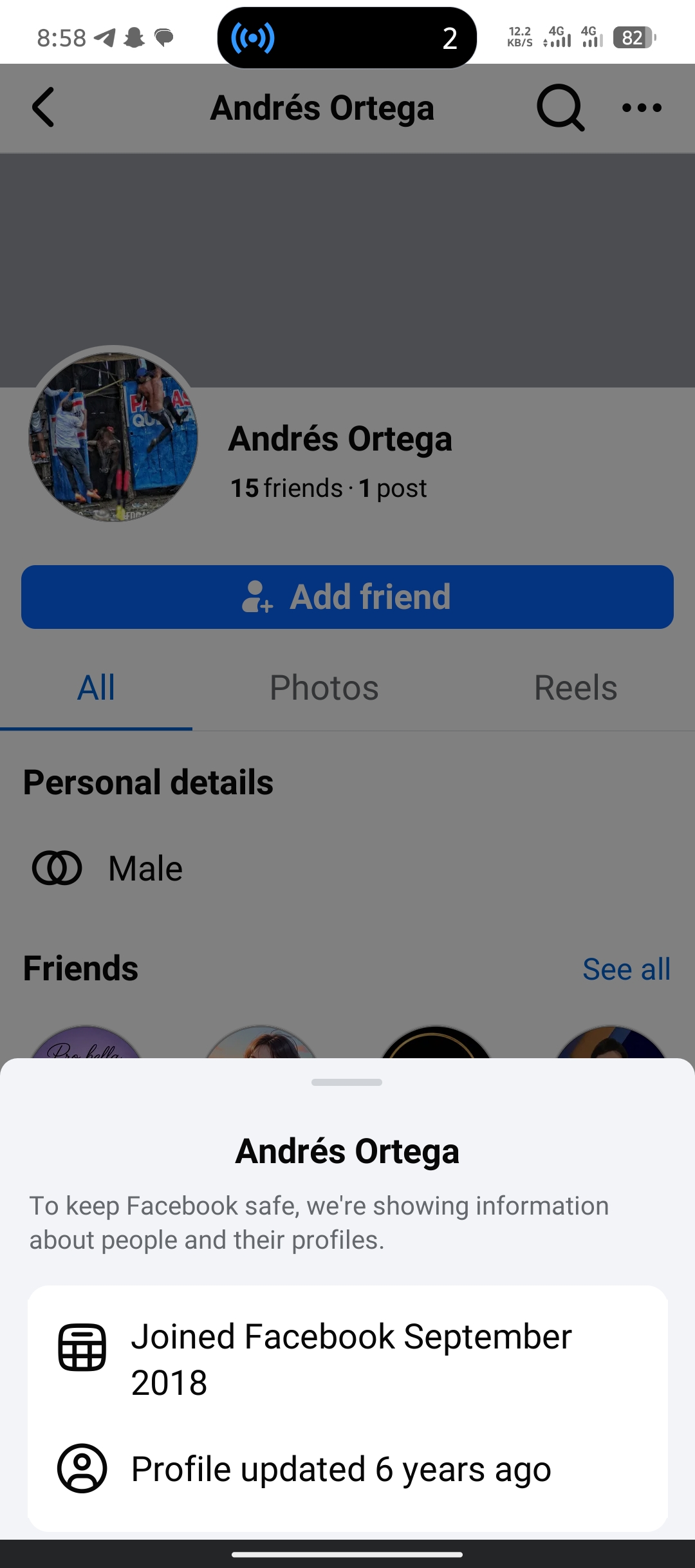 You’ll get 7years strong Facebook account