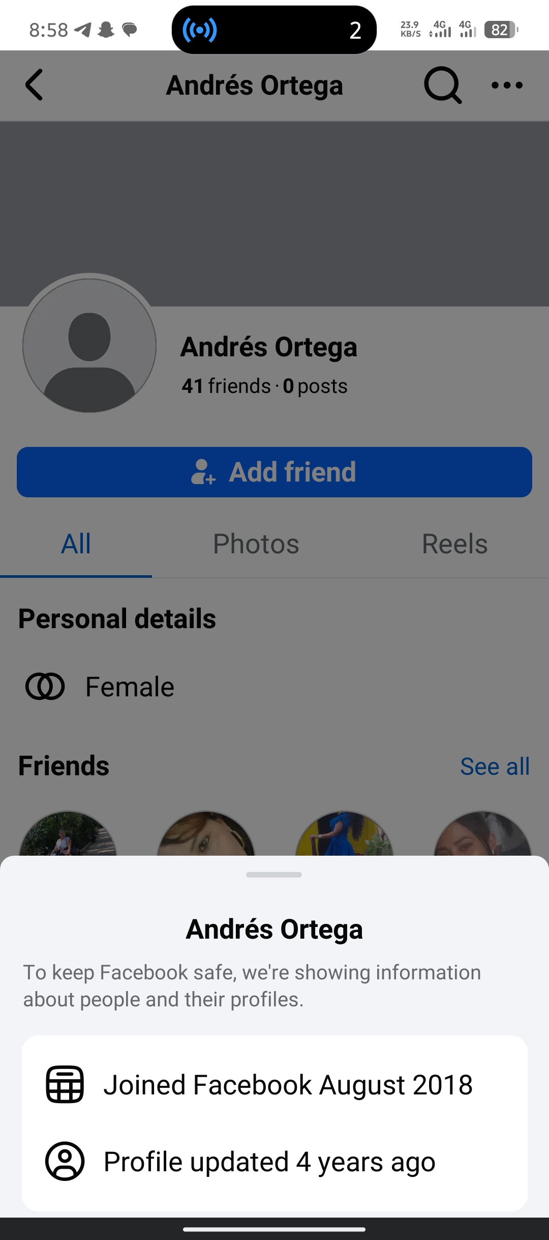 You’ll get 7years strong female dating Facebook account