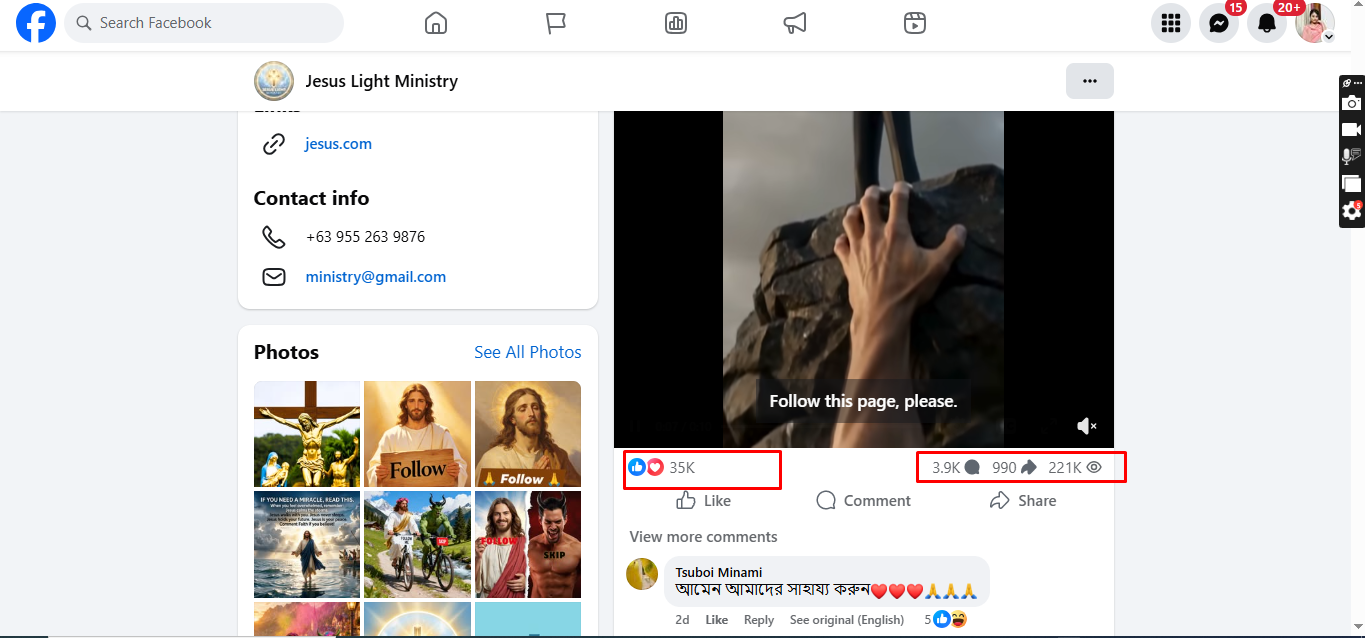 🔥 36K Followers Viral Page Beautiful Facebook Page for Sale
